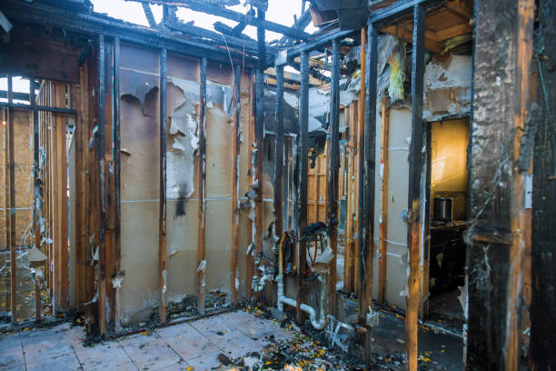 Professional Soot Cleanup technician working in Sherman, TX